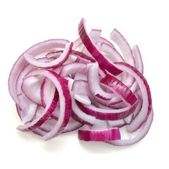 Red Sliced Onions