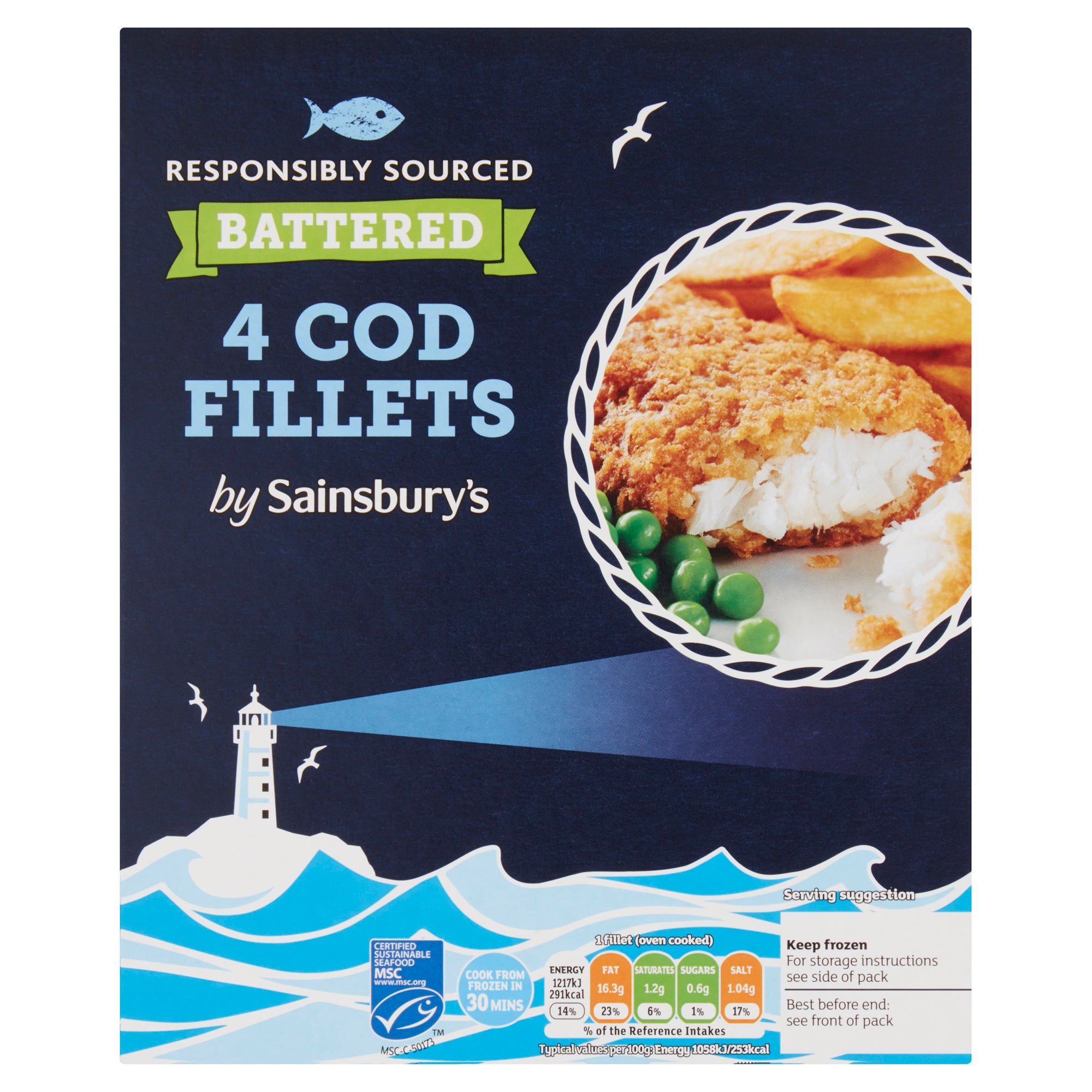 Battered Cod